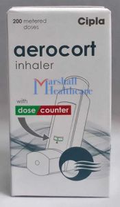 Plastic Aerocort Asthma Inhaler 200 Metered Doses