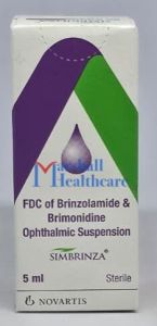 Brimonidine Tartrate, Brand Name : Brinzolamide