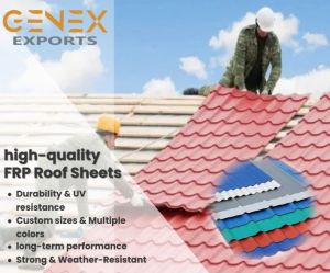 Non Polished FRP Roofing Sheets, Color : Multicolor