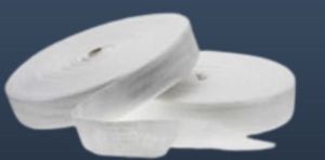 Plain Gauze Ribbon, Color : White for Clothing, Festival, Gifting