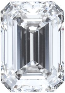 OST-4058 Emerald Cut Lab Grown Diamond, Color : F