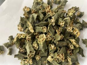 Dehydrated Lady Finger Flakes, Color : Light Green