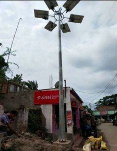 Solar High Mast Lighting Pole