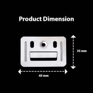 Coated Steel Pack OF 500pcs PVC Panel Clip, Color : Silver Free