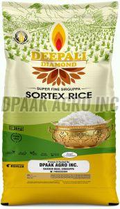 Fluffy 206kg Deepali Diamond Superfine Sortex Rice, Color : White