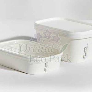 1000ml White Paper Carnival Food Box, Shape : Rectangular