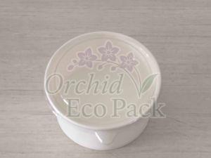 1000ml White Round Paper Salad Bowl