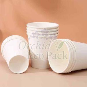 8 OZ White Single Wall Paper Cup