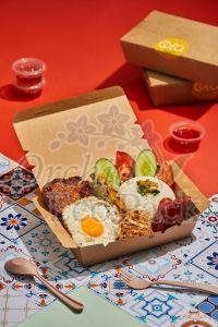 Plain Machine Made Disposable Lunch Boxes, Color : Multiple