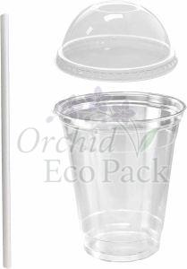 Smooth Plastic PET Demo Cup Lid