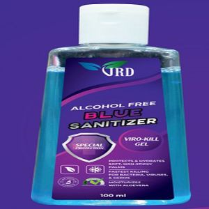 100 Ml Alcohol Free Blue Hand Sanitizer