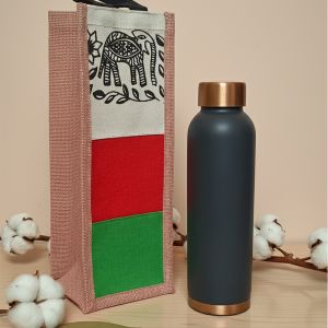 Jute Water Bottle Bags