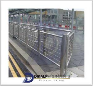 Polished Stainless Steel Balustrades, Color : Silver