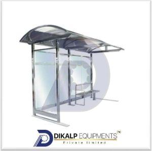 Stainless Steel Bus Stop Shelter for Outdoor