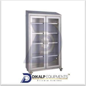 Stainless Steel Chemical Storage Cabinet, Color : Silver