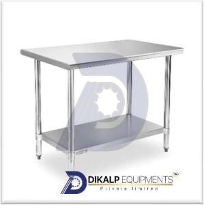 Stainless Steel Work Table, Color : Silver for Kitchen