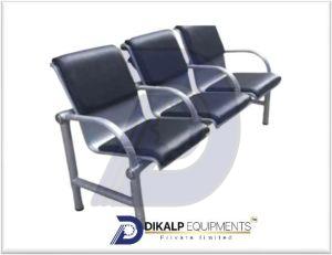 Stainless Steel Passenger Waiting Chair, Color : Silver