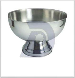 Stainless Steel Punch Bowl, Color : Silver