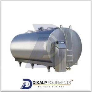 Electric Polished Stainless Steel Milk Storage Tank, Color : Silver