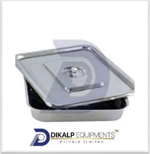 Stainless Steel Surgical Instrument Tray, Color : Silver