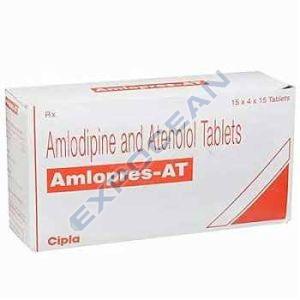 Amlopres AT Amlodipine Atenolol Tablet, Packaging Type : Box