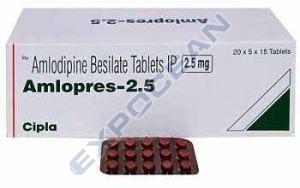 Amlopress Amlodipine Besilate Tablet for Hypertension Treatment
