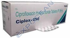Ciplox Ciprofloxacin HCL Tablet, Color : White, Packaging Type : Box