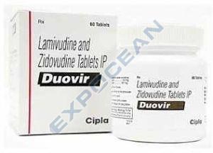 Duovir Lamivudine Zidovudine Tablet, Packaging Type : Box