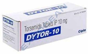 Dytor Torsemide Tablet, Packaging Type : Box for Diuretic Medication