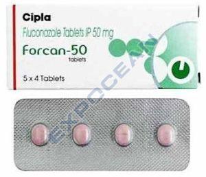Forcan Fluconazole Tablet, Packaging Type : Box