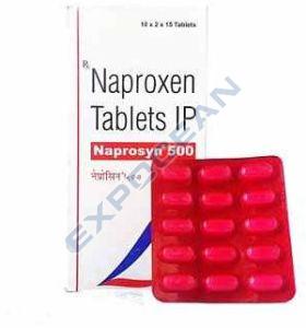 Naprosyn 500mg Naproxen Tablet, Packaging Type : Box for Pain Relief