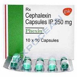 Phexin Cephalexin Capsule, Packaging Type : Box