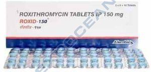 Roxid 150mg Roxithromycin Tablet, Packaging Type : Box for Antibiotic