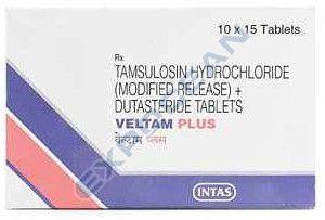 Veltam Plus Tamsulosin Hydrochloride Dutasteride Tablet for Hospital Use