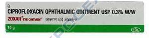 zoxan ciprofloxacin ointment