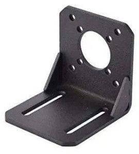 Mild Steel Mounting Bracket, Color : Black