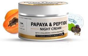 Tnw The Natural Wash Papaya Peptide Night Cream