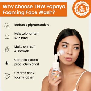 Tnw – The Natural Wash Papaya Foaming Face Wash