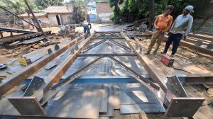 Mild Steel Structural Frame, Color : Industrial Paint (Kmew Spec)