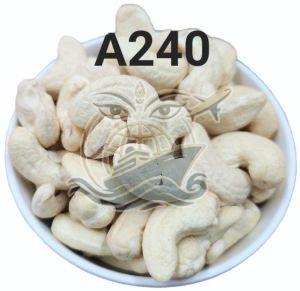 A240 Whole Cashew Nuts, Color : Cream