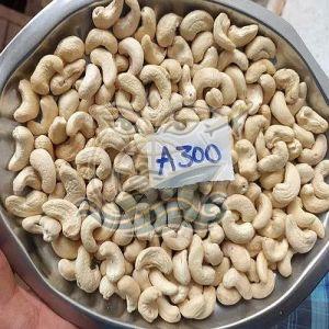 A300 Whole Cashew Nuts, Color : Cream