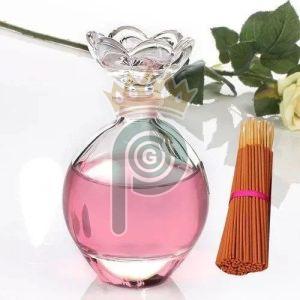 Liquid Incense Sticks Rose Fragrance Perfume, Color : Pink
