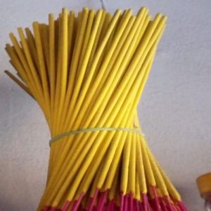 Yellow Raw Incense Sticks, Packaging Type : Plastic Packet
