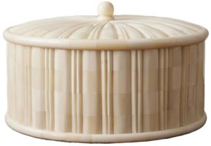 Bone Mosaic Dome Organizer Box