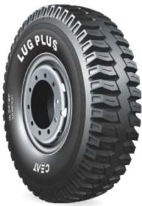 Rubber Lug Plus Ceat Truck Tyre, Color : Black