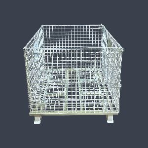 Steel Painted Wire Mesh Trolley, Brand Name : Indotech Modern