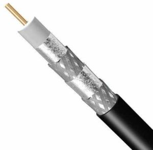 RG-6 Coaxial Cable, Color : Black ( Base ) For TV, Satellite
