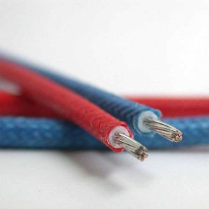 Silicone Rubber Cable, Color : Red, Blue for Electrical Wiring