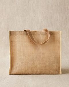 Plain Jute Shopping Bags, Color : Brown