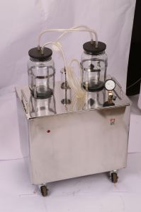 SS Body Semi Automatic High Vacuum Suction Machine for Hospital